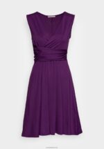 Anna Field kvinner jersey kjole lilla P266L170 - Bilde 4