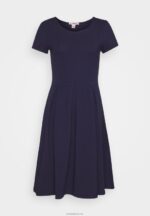 Anna Field kvinner jersey kjole maritim blå P266L105 - Bilde 5