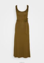 Anna Field kvinner jersey kjole oliven P266L179 - Bilde 5