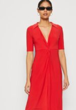 Anna Field kvinner jersey kjole rød P266L142 - Bilde 4