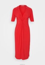 Anna Field kvinner jersey kjole rød P266L142 - Bilde 5