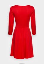 Anna Field kvinner jersey kjole rød P266L146 - Bilde 2
