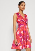 Anna Field kvinner jersey kjole rød/rosa P266L117 - Bilde 4