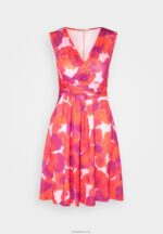 Anna Field kvinner jersey kjole rød/rosa P266L117 - Bilde 5