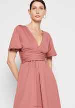 Anna Field kvinner jersey kjole rosa P266L127 - Bilde 4