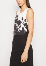 Anna Field kvinner jersey kjole svart/hvit P266L106 - Bilde 6