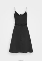 Anna Field kvinner jersey kjole svart/hvit P266L115 - Bilde 5
