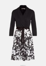 Anna Field kvinner jersey kjole svart/hvit P266L130 - Bilde 5