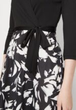 Anna Field kvinner jersey kjole svart/hvit P266L130 - Bilde 6
