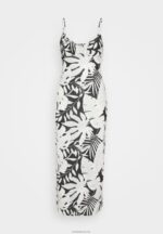 Anna Field kvinner jersey kjole svart/hvit P266L164 - Bilde 5