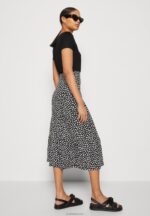 Anna Field kvinner jersey kjole svart/hvit P266L171 - Bilde 4