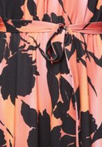 Anna Field kvinner jersey kjole svart/oransje P266L47 - Bilde 6