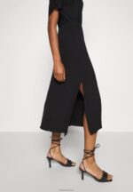 Anna Field kvinner jersey kjole svart P266L101 - Bilde 6