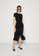 Anna Field kvinner jersey kjole svart P266L102 - Bilde 2