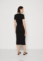 Anna Field kvinner jersey kjole svart P266L102 - Bilde 3