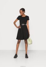 Anna Field kvinner jersey kjole svart P266L103 - Bilde 2