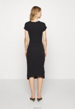 Anna Field kvinner jersey kjole svart P266L107 - Bilde 3