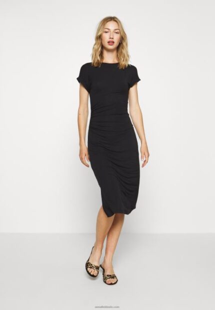 Anna Field kvinner jersey kjole svart P266L107