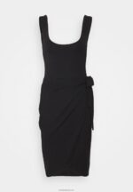 Anna Field kvinner jersey kjole svart P266L109