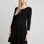 Anna Field kvinner jersey kjole svart P266L120