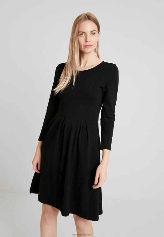 anna_field_kvinner_jersey_kjole_svart_p266l120.jpg Anna Field kvinner jersey kjole svart P266L120 - Bilde 1