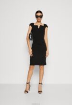 Anna Field kvinner jersey kjole svart P266L133 - Bilde 2