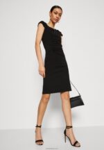 Anna Field kvinner jersey kjole svart P266L133 - Bilde 4
