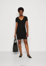 Anna Field kvinner jersey kjole svart P266L137 - Bilde 2