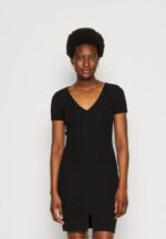 Anna Field kvinner jersey kjole svart P266L137