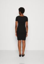 Anna Field kvinner jersey kjole svart P266L137 - Bilde 3