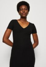 Anna Field kvinner jersey kjole svart P266L137 - Bilde 4