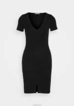 Anna Field kvinner jersey kjole svart P266L137 - Bilde 5