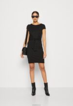 Anna Field kvinner jersey kjole svart P266L140 - Bilde 2