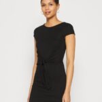 Anna Field kvinner jersey kjole svart P266L140