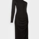 Anna Field kvinner jersey kjole svart P266L158