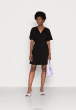 Anna Field kvinner jersey kjole svart P266L159 - Bilde 2