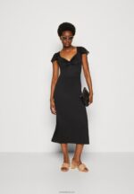Anna Field kvinner jersey kjole svart P266L160 - Bilde 2