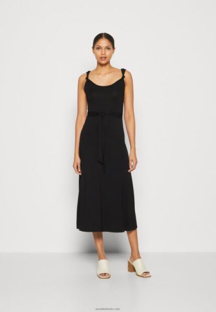 Anna Field kvinner jersey kjole svart P266L162