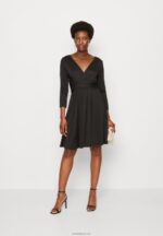 Anna Field kvinner jersey kjole svart P266L165 - Bilde 2