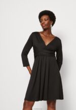 Anna Field kvinner jersey kjole svart P266L165 - Bilde 4