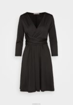 Anna Field kvinner jersey kjole svart P266L165 - Bilde 5