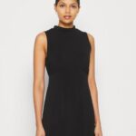 Anna Field kvinner jersey kjole svart P266L167