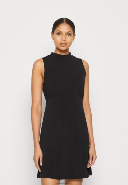 Anna Field kvinner jersey kjole svart P266L167