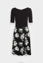 Anna Field kvinner jersey kjole svart P266L169 - Bilde 4