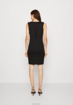 Anna Field kvinner jersey kjole svart P266L174 - Bilde 3