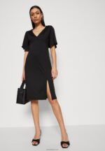 Anna Field kvinner jersey kjole svart P266L176 - Bilde 4