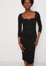 Anna Field kvinner jersey kjole svart P266L178 - Bilde 4
