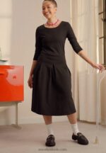 Anna Field kvinner jersey kjole svart P266L181 - Bilde 2
