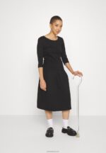 Anna Field kvinner jersey kjole svart P266L181 - Bilde 6