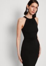 Anna Field kvinner jersey kjole svart P266L182 - Bilde 4